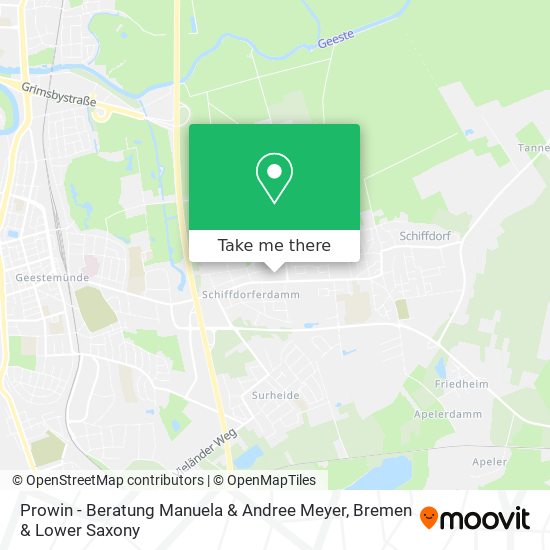 Prowin - Beratung Manuela & Andree Meyer map