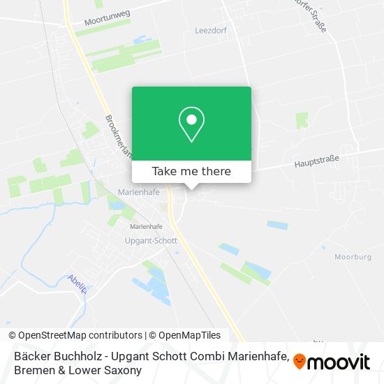 Bäcker Buchholz - Upgant Schott Combi Marienhafe map