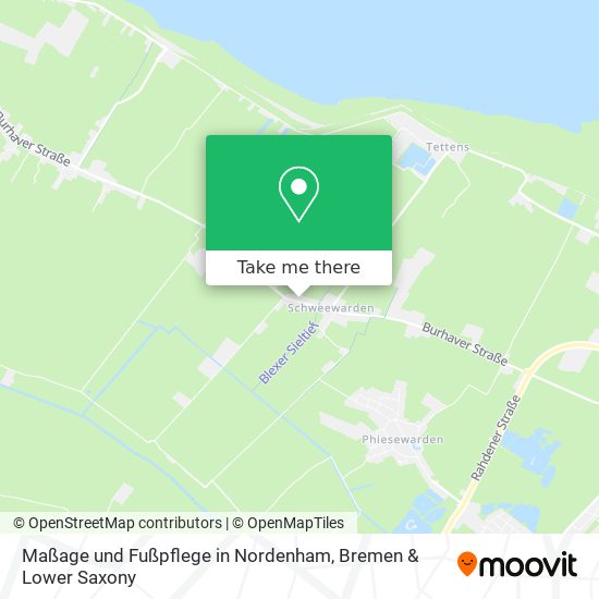 Maßage und Fußpflege in Nordenham map