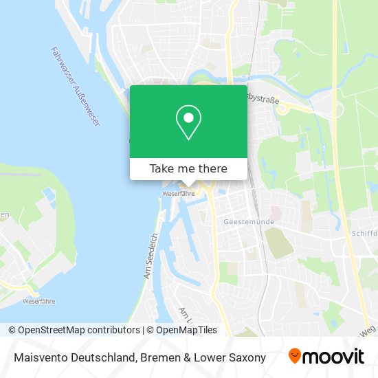 Maisvento Deutschland map