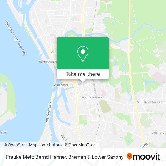 Frauke Metz Bernd Hahner map