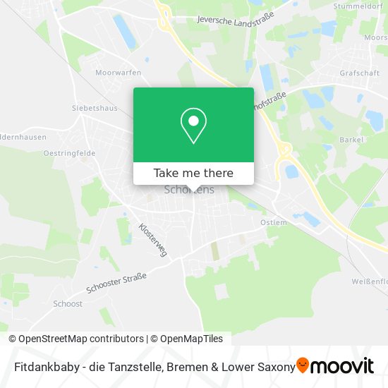Fitdankbaby - die Tanzstelle map