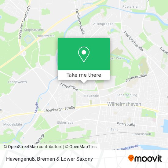 Havengenuß map