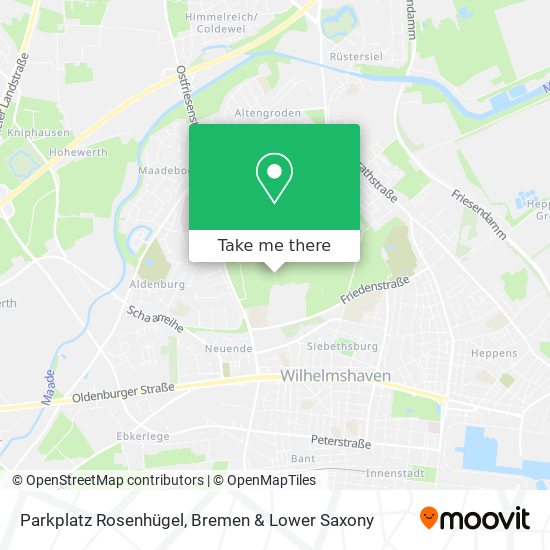 Parkplatz Rosenhügel map