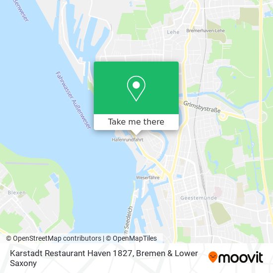 Карта Karstadt Restaurant Haven 1827