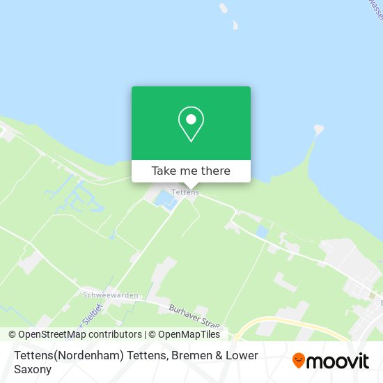 Tettens(Nordenham) Tettens map
