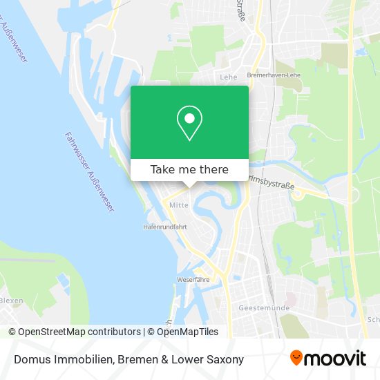 Domus Immobilien map
