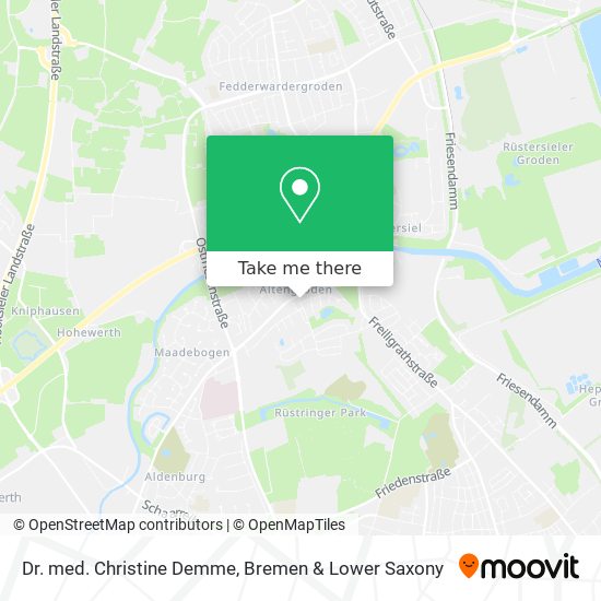 Dr. med. Christine Demme map