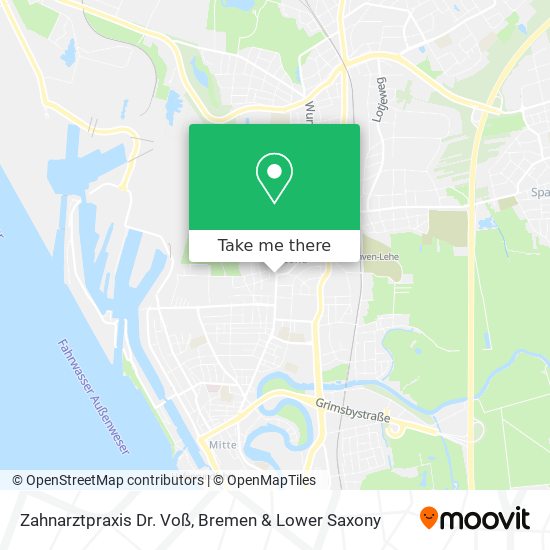 Zahnarztpraxis Dr. Voß map