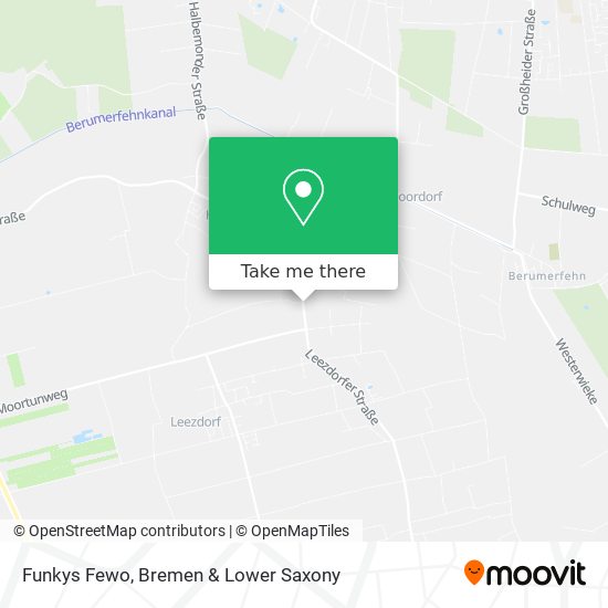 Funkys Fewo map