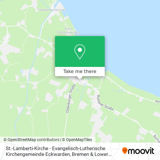 St.-Lamberti-Kirche - Evangelisch-Lutherische Kirchengemeinde Eckwarden map