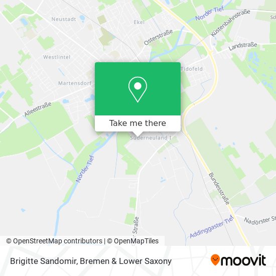 Brigitte Sandomir map