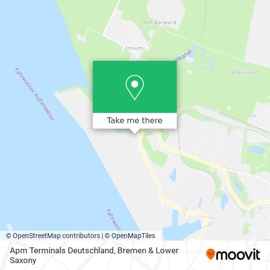 Apm Terminals Deutschland map