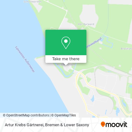 Artur Krebs Gärtnerei map