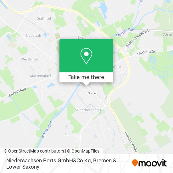 Niedersachsen Ports GmbH&Co.Kg map