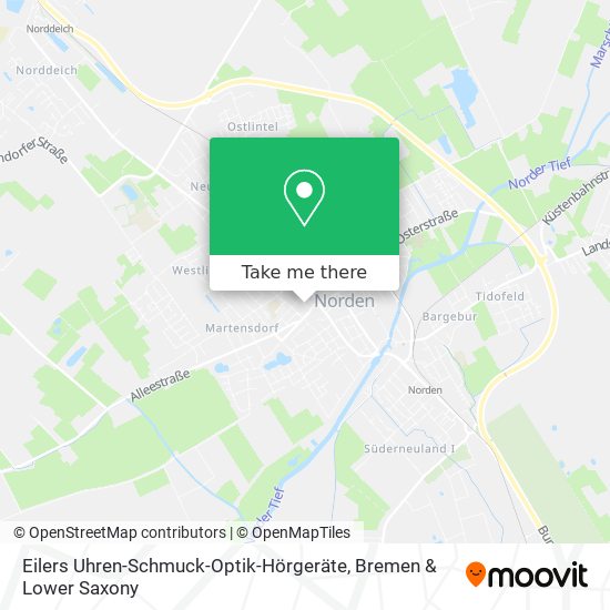 Eilers Uhren-Schmuck-Optik-Hörgeräte map