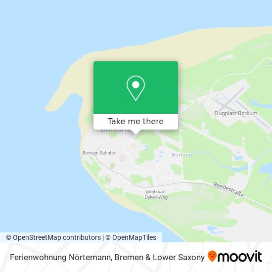 Ferienwohnung Nörtemann map