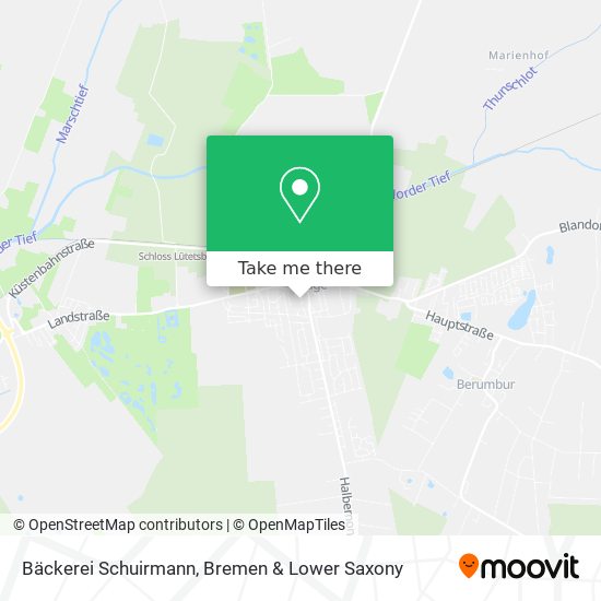 Bäckerei Schuirmann map