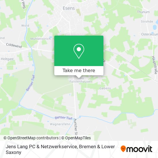 Jens Lang PC & Netzwerkservice map