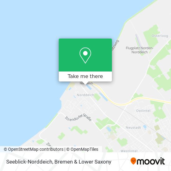 Seeblick-Norddeich map