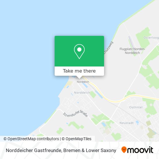 Norddeicher Gastfreunde map