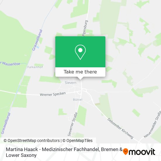 Martina Haack - Medizinischer Fachhandel map