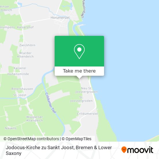 Jodocus-Kirche zu Sankt Joost map