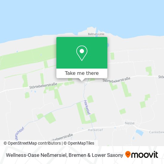 Wellness-Oase Neßmersiel map