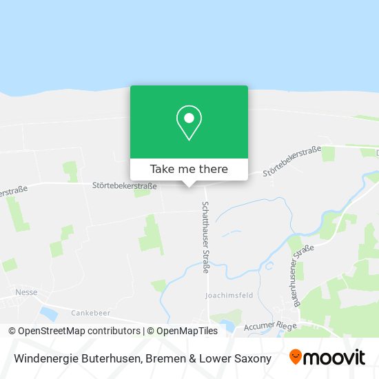 Windenergie Buterhusen map