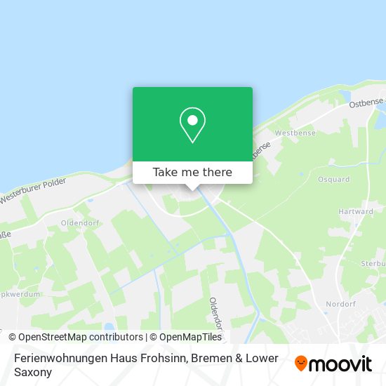 Ferienwohnungen Haus Frohsinn map