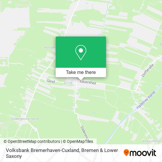 Volksbank Bremerhaven-Cuxland map