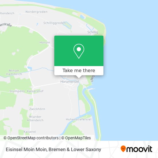 Eisinsel Moin Moin map