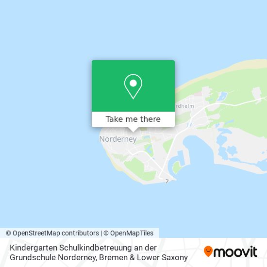 Kindergarten Schulkindbetreuung an der Grundschule Norderney map