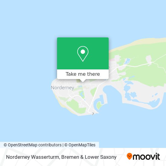 Norderney Wasserturm map