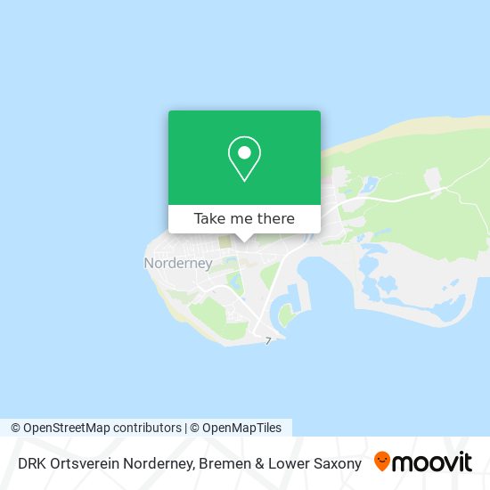 DRK Ortsverein Norderney map