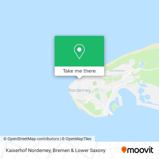 Kaiserhof Norderney map