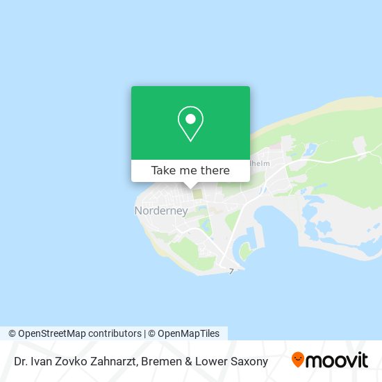 Dr. Ivan Zovko Zahnarzt map