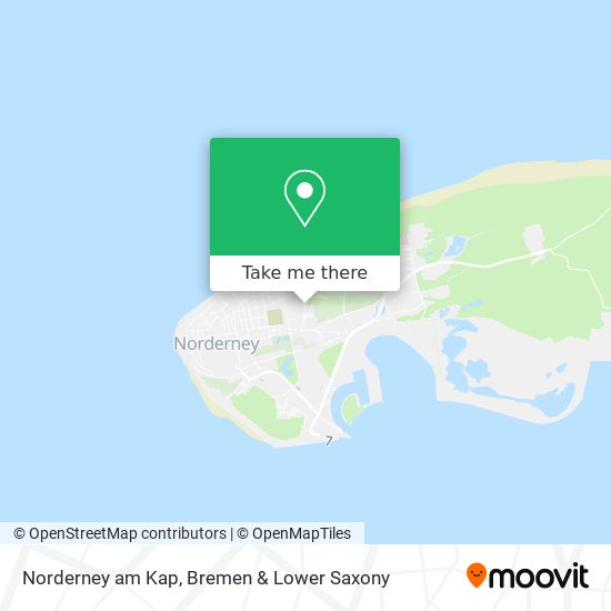 Norderney am Kap map