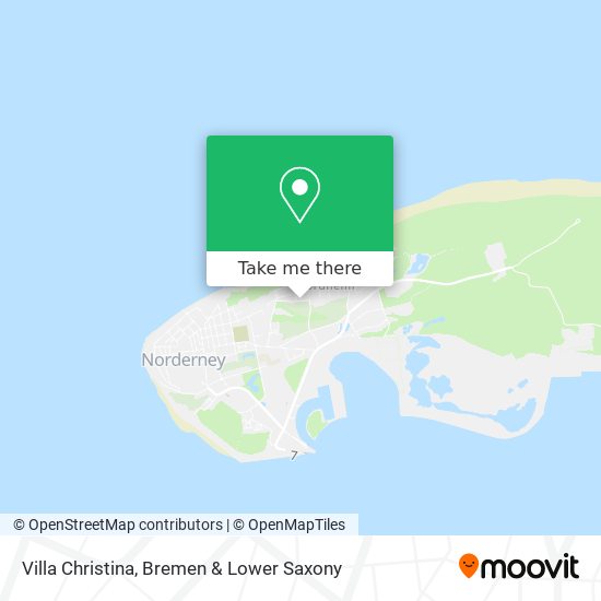 Villa Christina map