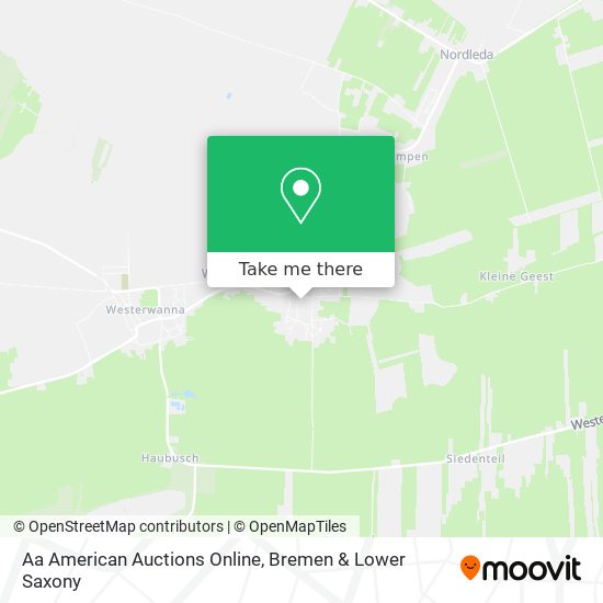 Aa American Auctions Online map