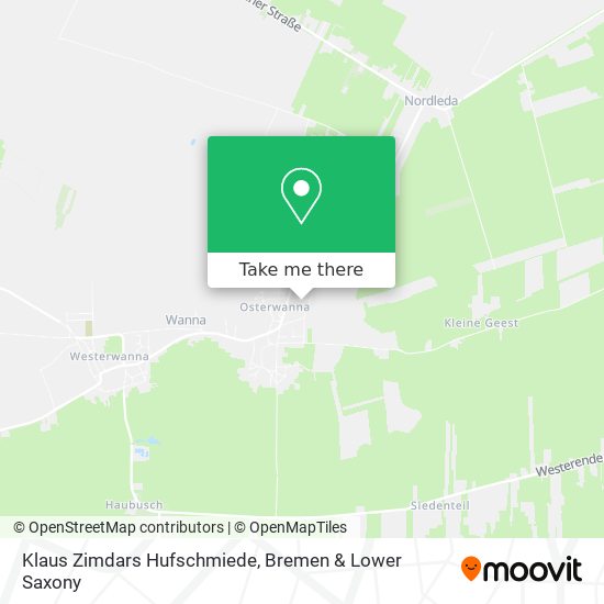 Klaus Zimdars Hufschmiede map