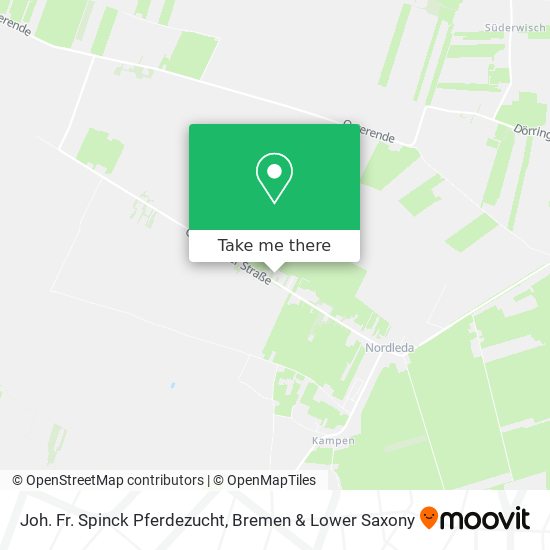 Joh. Fr. Spinck Pferdezucht map