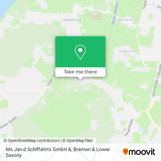 Ms Jan d Schiffahrts GmbH & map