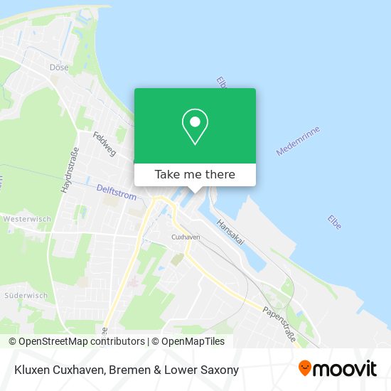 Kluxen Cuxhaven map