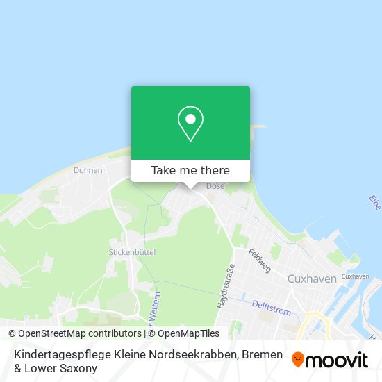 Карта Kindertagespflege Kleine Nordseekrabben