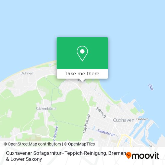 Карта Cuxhavener Sofagarnitur+Teppich-Reinigung