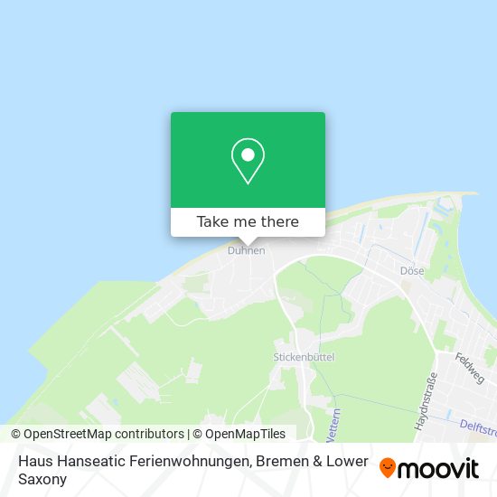 Haus Hanseatic Ferienwohnungen map