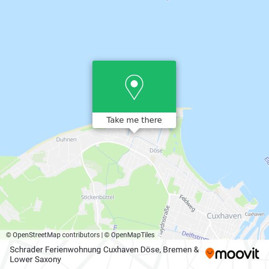 Schrader Ferienwohnung Cuxhaven Döse map