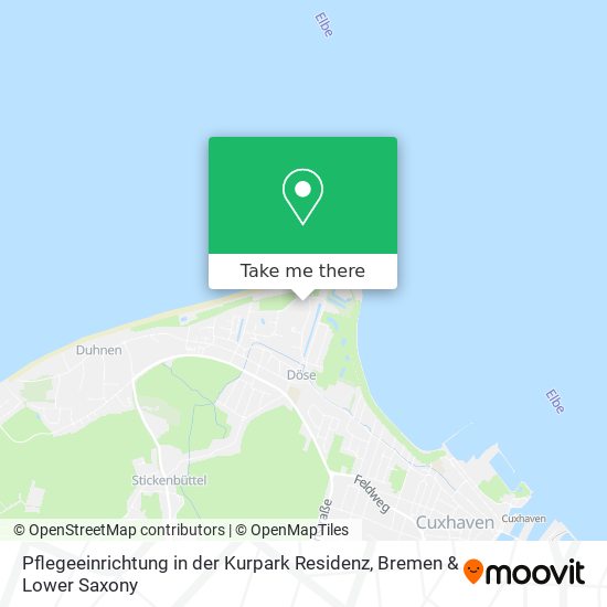 Pflegeeinrichtung in der Kurpark Residenz map