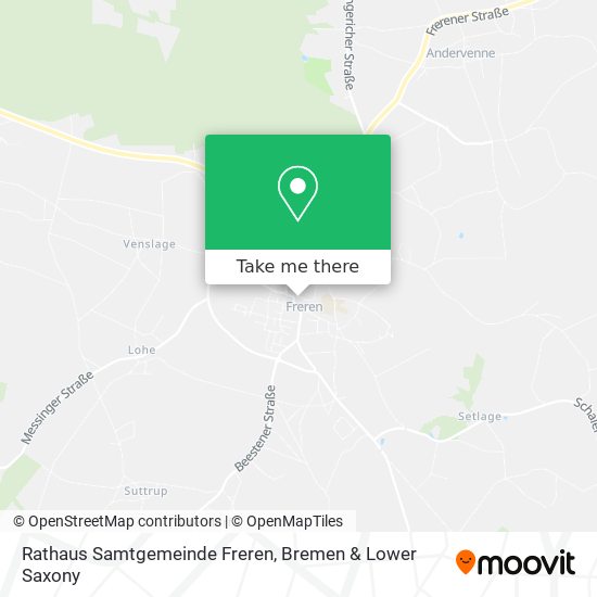 Rathaus Samtgemeinde Freren map